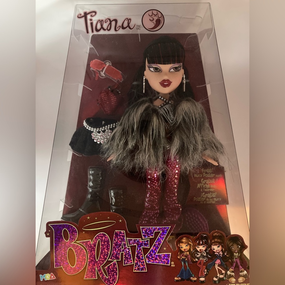 Bratz Fashionista Doll Tiana  with Fur Coat and Accessories